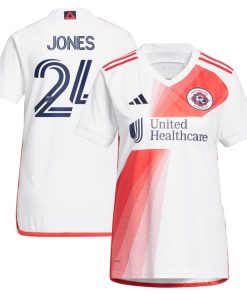 DeJuan Jones New England Revolution adidas Women's 2024 Defiance Replica Jersey - White