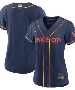 Houston Astros Nike Women's 2022 City Connect Replica Jersey - Navy