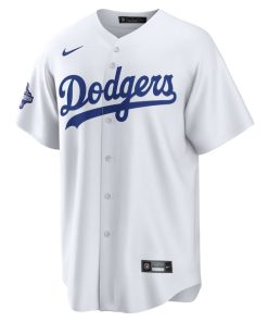 Alternative view of Mookie Betts Los Angeles Dodgers Nike Home 2025 World Series Champions Replica Jersey - White