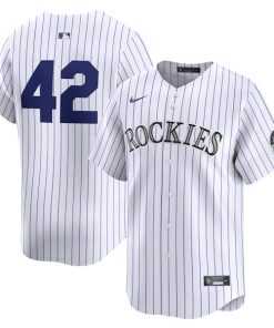 Colorado Rockies Nike 2024 Jackie Robinson Day Home Limited Jersey?¨C White