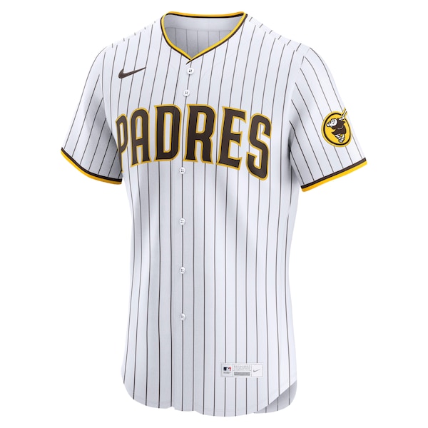 San Diego Padres Nike Home Elite Custom Jersey - White - Image 3