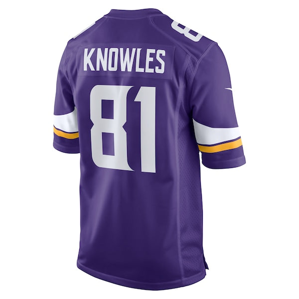 Malik Knowles Minnesota Vikings Nike Team Game Jersey - Purple - Image 3