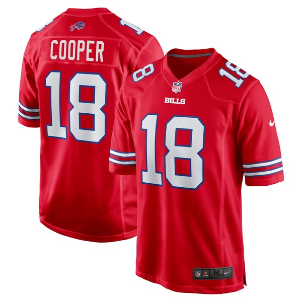 Amari Cooper Buffalo Bills Nike 2nd Alternate Game Jersey - Red/White - Image 5