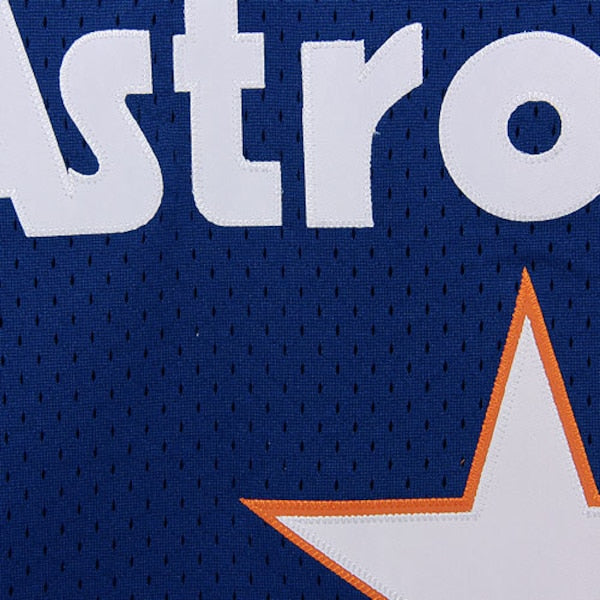 Nolan Ryan Houston Astros 1988 Authentic Cooperstown Collection Mesh Batting Practice Jersey - Navy - Image 5