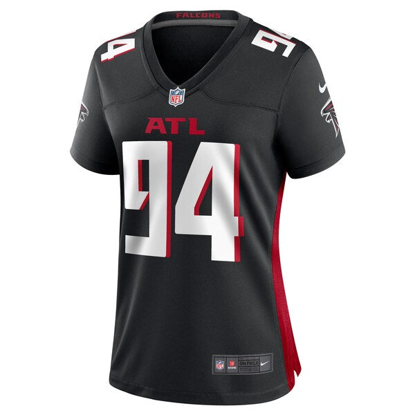 Albert Huggins Atlanta Falcons Nike Women's Team Game Jersey - Black - Image 2