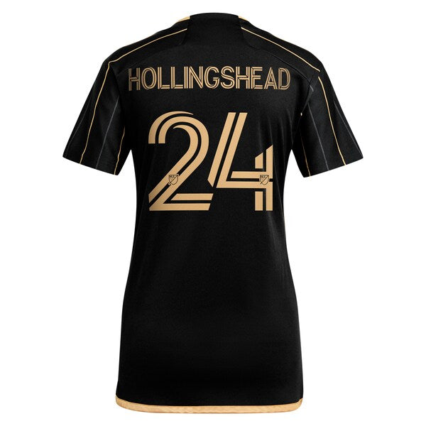 Ryan Hollingshead LAFC adidas Women's 2024 Primary Replica Player Jersey - Black - Image 3