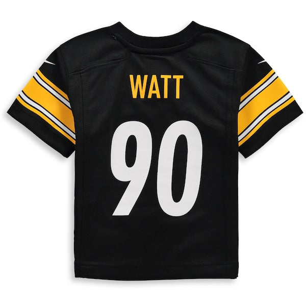 T.J. Watt Pittsburgh Steelers Nike Toddler Game Jersey - Black - Image 3