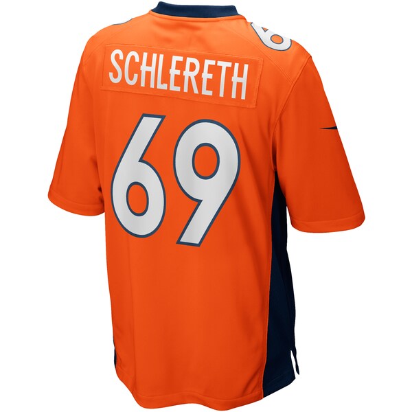 Mark Schlereth Denver Broncos Nike Game Retired Player Jersey - Orange - Image 3