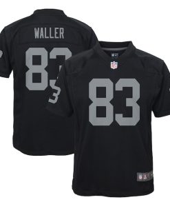 Darren Waller Las Vegas Raiders Nike Youth Game Jersey - Black/White