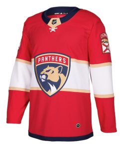 Alternative view of Florida Panthers adidas Home Authentic Blank Jersey - Red