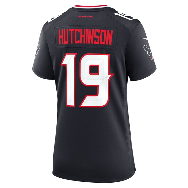 Xavier Hutchinson Houston Texans Nike Women's Team Game Jersey - Navy - Image 3