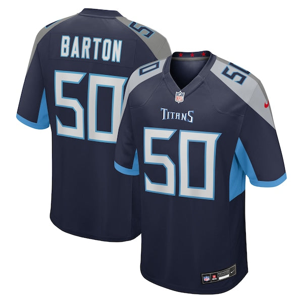 Cody Barton Tennessee Titans Nike Team Game Jersey - Navy