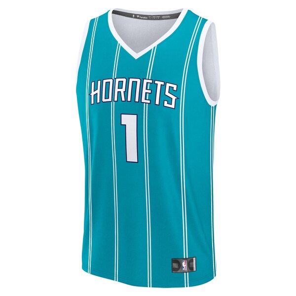 LaMelo Ball Charlotte Hornets Fast Break Replica Player Jersey - Icon Edition - Teal - Image 2