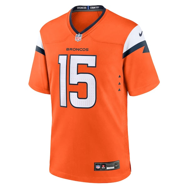 Nik Bonitto Denver Broncos Nike Team Game Jersey - Orange - Image 2