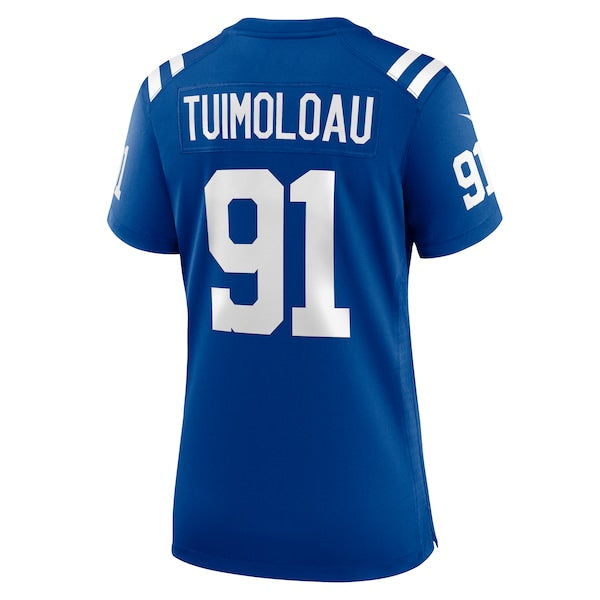 JT Tuimoloau Indianapolis Colts Nike Women's Team Game Jersey - Royal - Image 4