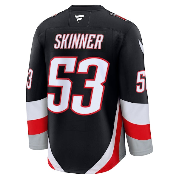 Jeff Skinner Buffalo Sabres Alternate Premium Jersey - Black/Royal - Image 3