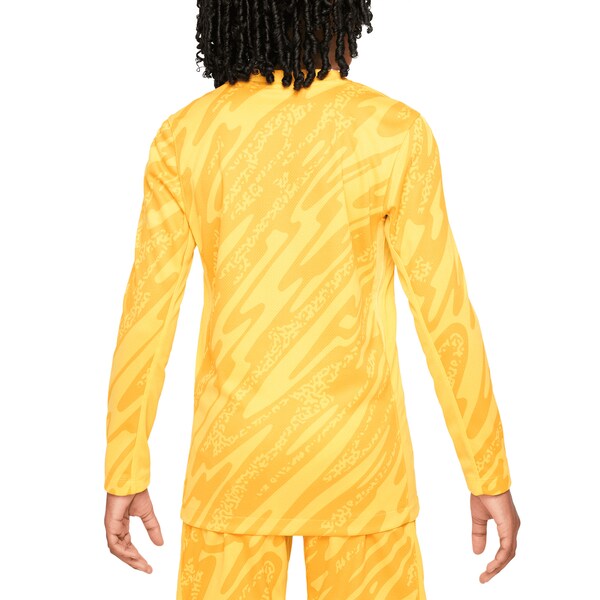 France National Team Nike Youth 2024 Goalkeeper Replica Stadium Long Sleeve Jersey - Yellow - Image 5