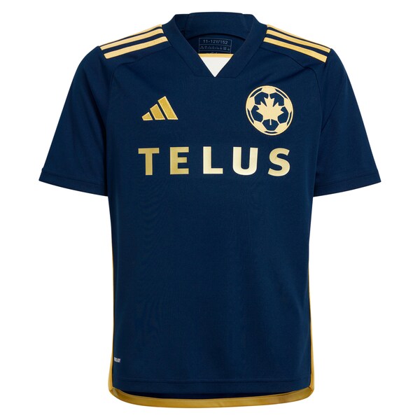 Vancouver Whitecaps FC adidas Youth 2024 The 50 Replica Custom Jersey - Navy - Image 2
