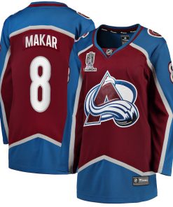 Cale Makar Colorado Avalanche Women's Home 2022 Stanley Cup Champions Breakaway Player Jersey - Burgundy