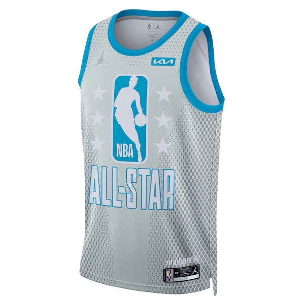 Nike 2022 NBA All-Star Game Swingman Custom Jersey - Gray - Image 2