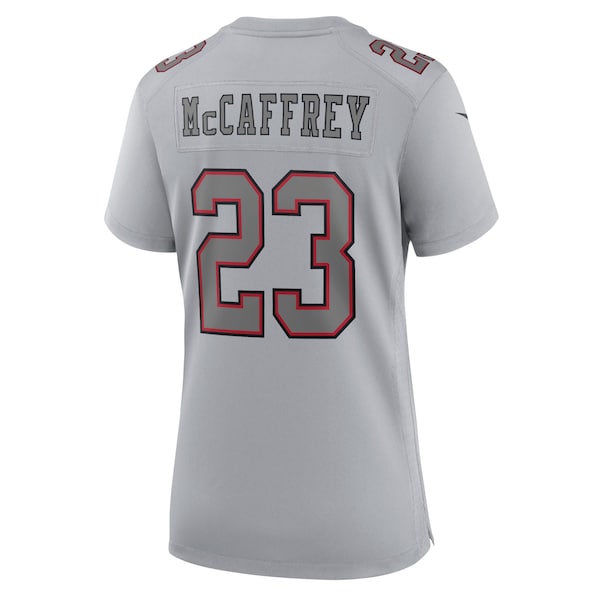 Christian McCaffrey San Francisco 49ers Nike Women's Super Bowl LVIII Atmosphere Fashion Game Jersey - Gray - Image 3