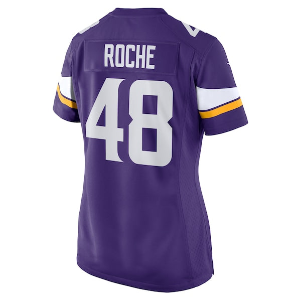 Quincy Roche Minnesota Vikings Nike Women's Team Game Jersey - Purple - Image 3