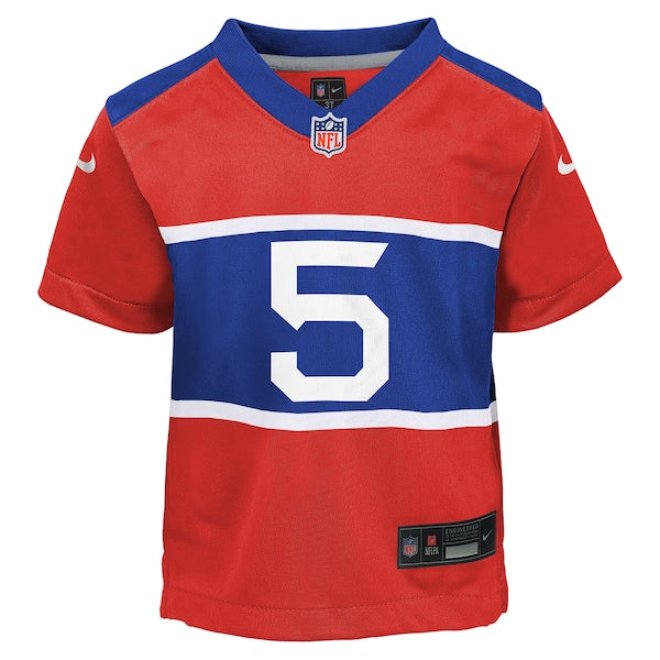 Kayvon Thibodeaux New York Giants Nike Toddler Alternate Player Game Jersey - Century Red - Image 2