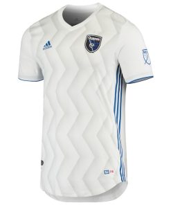 Alternative view of San Jose Earthquakes adidas Away Authentic Jersey - White