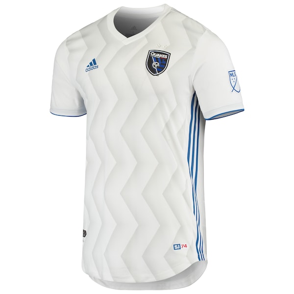 San Jose Earthquakes adidas Away Authentic Jersey - White - Image 2