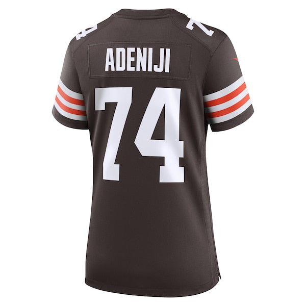 Hakeem Adeniji Cleveland Browns Nike Women's Game Jersey - Brown - Image 3