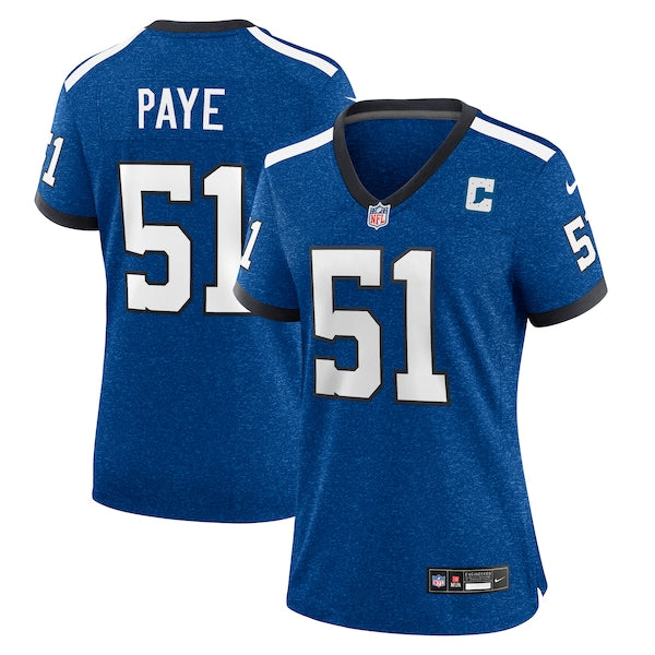 Kwity Paye Indianapolis Colts Nike Women's Indiana Nights Alternate Game Jersey - Royal/Royal - Image 2