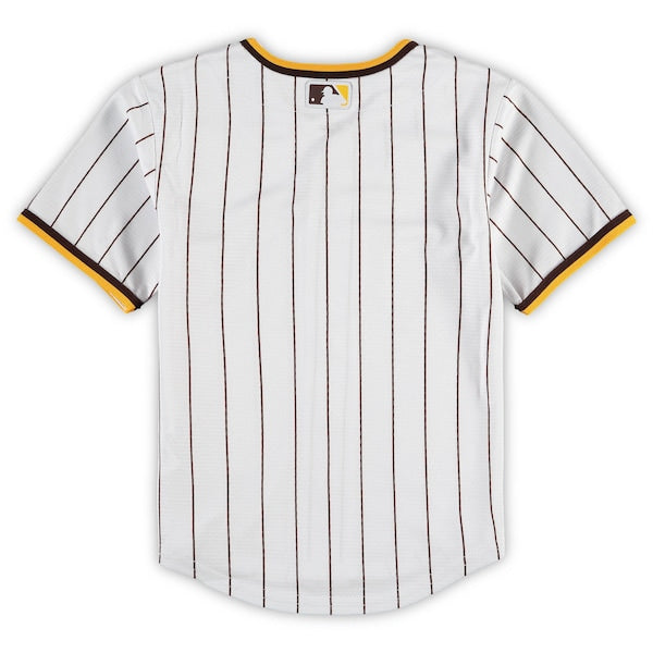 San Diego Padres Nike Preschool Home Replica Team Jersey - White - Image 3