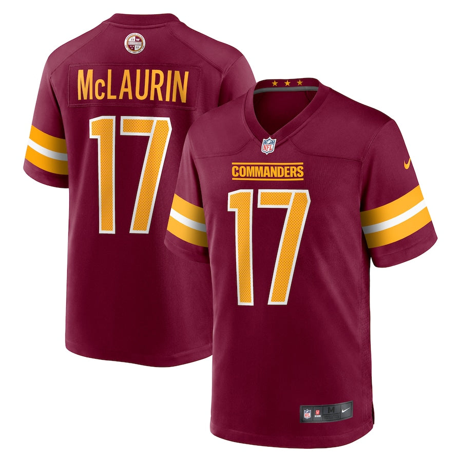 Terry McLaurin Washington Commanders Nike Youth Game Jersey - Black/Burgundy - Image 6
