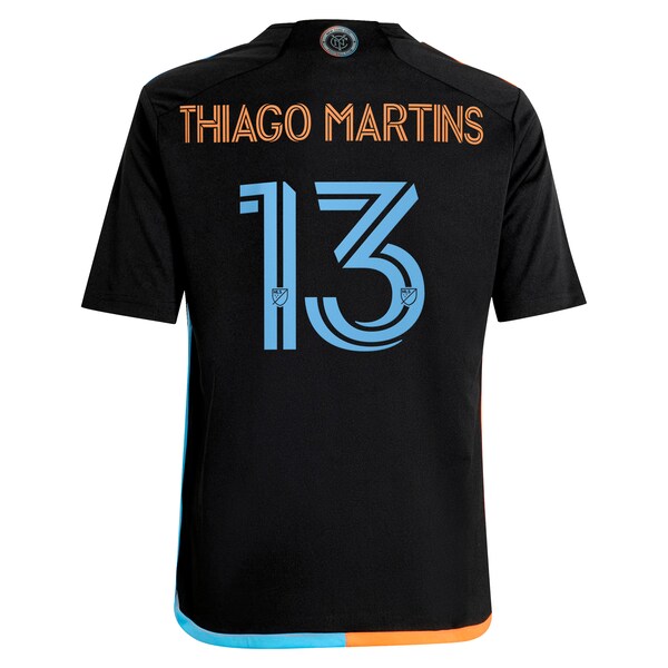 Thiago Martins New York City FC adidas Youth 2024 24/7 Kit Replica Player Jersey?ยจC Black - Image 3