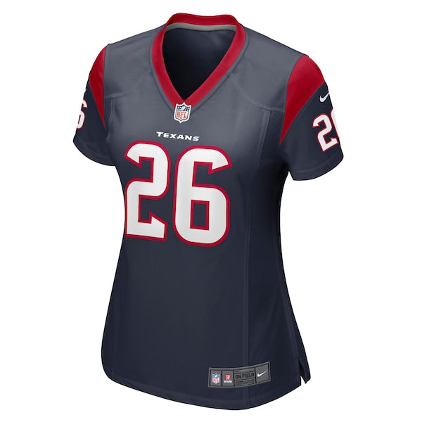 Devin Singletary Houston Texans Nike Women's Team Game Jersey - Navy - Image 2