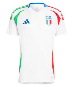 Alternative view of Italy National Team adidas 2024 Away Replica Jersey - White