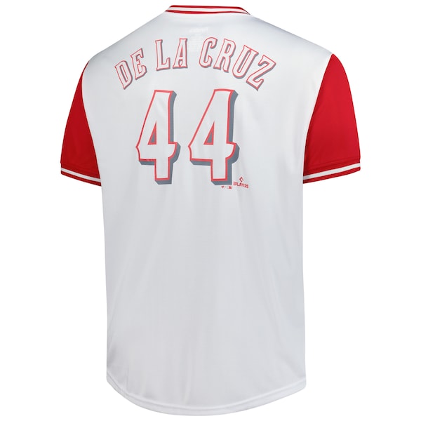 Elly De La Cruz Cincinnati Reds Profile Big & Tall Birdeye T-Shirt - White - Image 3