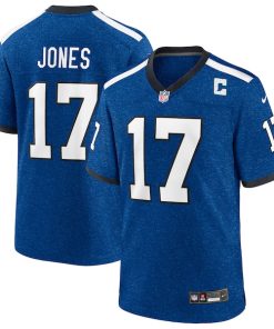 Daniel Jones Indianapolis Colts Nike Alternate 2 Indiana Nights Game Jersey -  Heather Royal/Royal