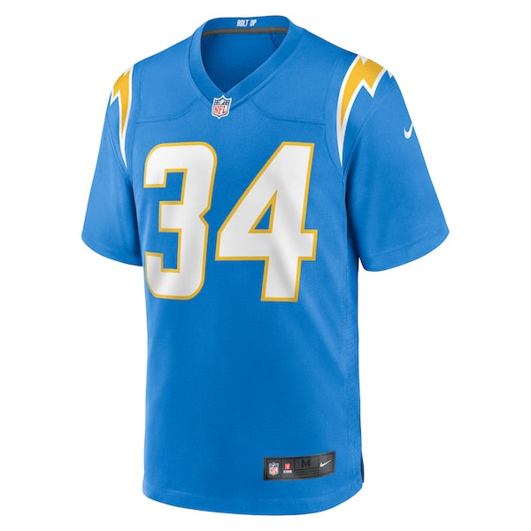 Jaret Patterson Los Angeles Chargers Nike Team Game Jersey - Powder Blue - Image 2