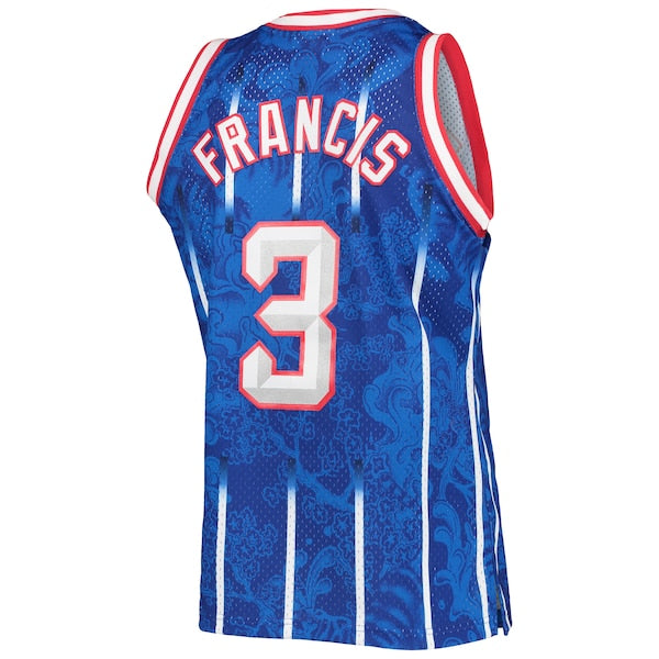 Steve Francis Houston Rockets Hardwood Classics 1999/00 Lunar New Year Swingman Jersey - Blue - Image 3