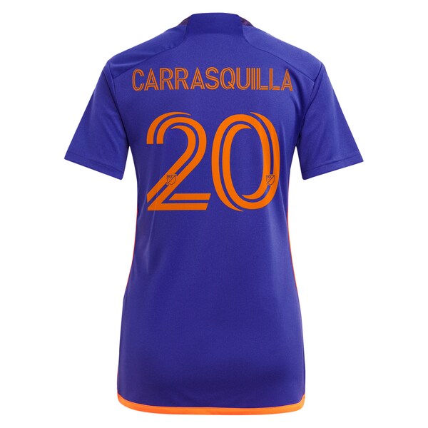 Adalberto Carrasquilla Houston Dynamo FC adidas Women's 2024 Still Holdin' Replica Player Jersey?ยจC Purple - Image 3