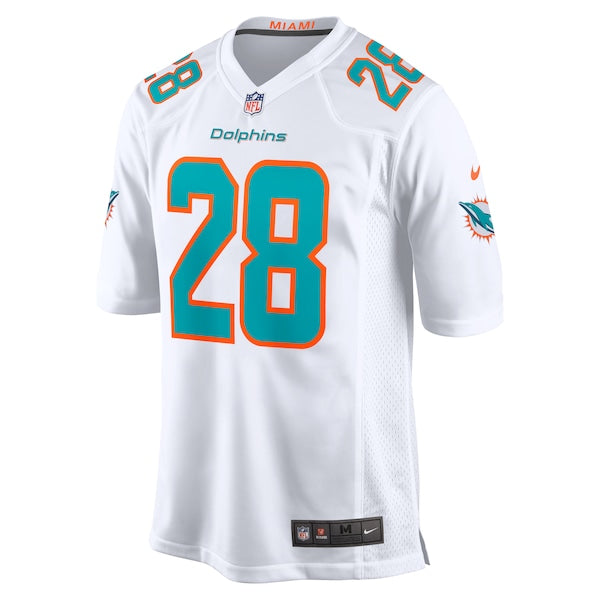 Devon Achane Miami Dolphins Nike Player Game Jersey - White/Aqua - Image 3