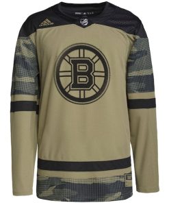 Alternative view of Boston Bruins adidas Military Appreciation Team Authentic Practice Jersey - Camo