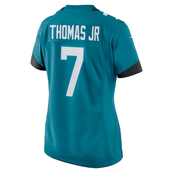 Brian Thomas Jr. Jacksonville Jaguars Nike Women's Game Jersey - Teal - Image 4