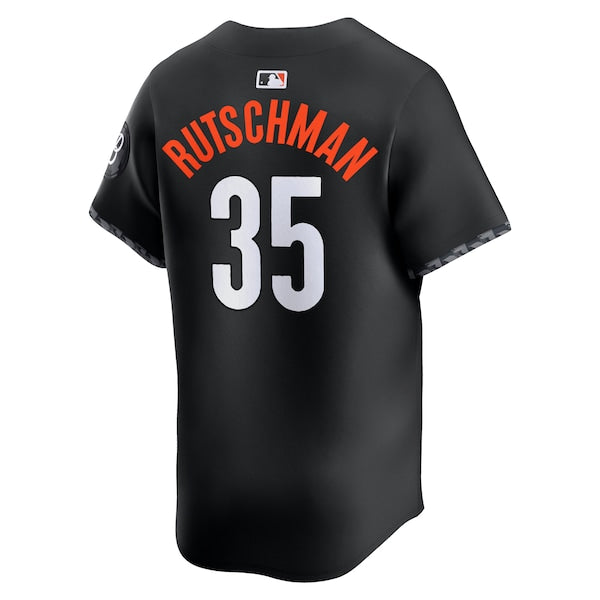 Adley Rutschman Baltimore Orioles Nike City Connect Limited Jersey - Black - Image 3