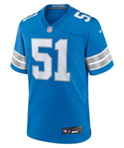 Alternative view of Roy Lopez Detroit Lions Nike Team Game Jersey -  Blue