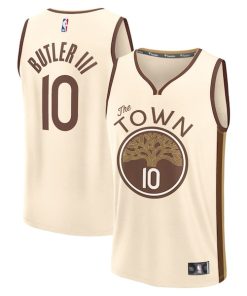Jimmy Butler III Golden State Warriors  Youth 2025/26 City Edition Fast Break Jersey - Tan
