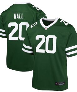 Breece Hall New York Jets Nike Youth Game Jersey - Legacy Green