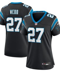 Sam Webb Carolina Panthers Nike Women's Team Game Jersey -  Black
