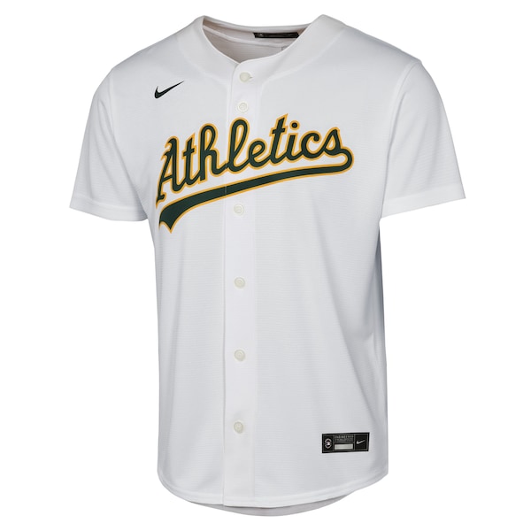 Brent Rooker Athletics Nike Youth Home Replica Jersey - White - Image 2